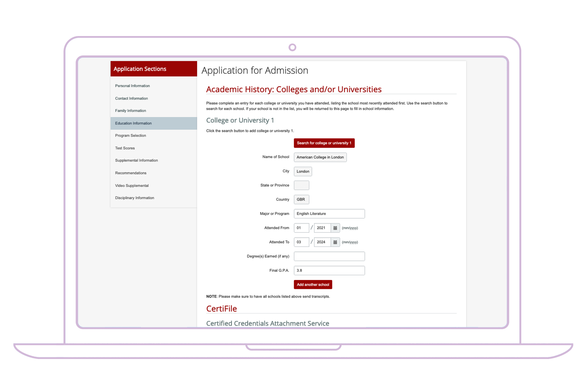 Certifile-laptop-screen