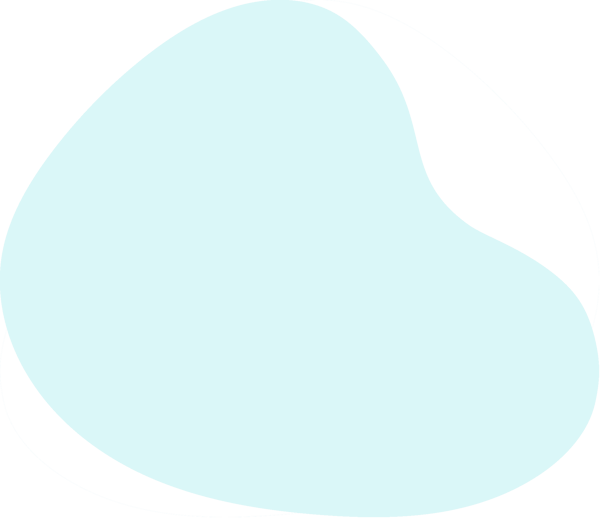 blob light teal flipped