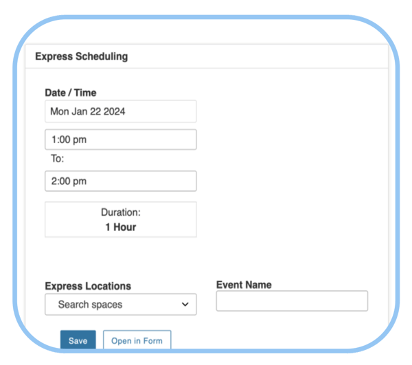 Eazel scheduling screenshot