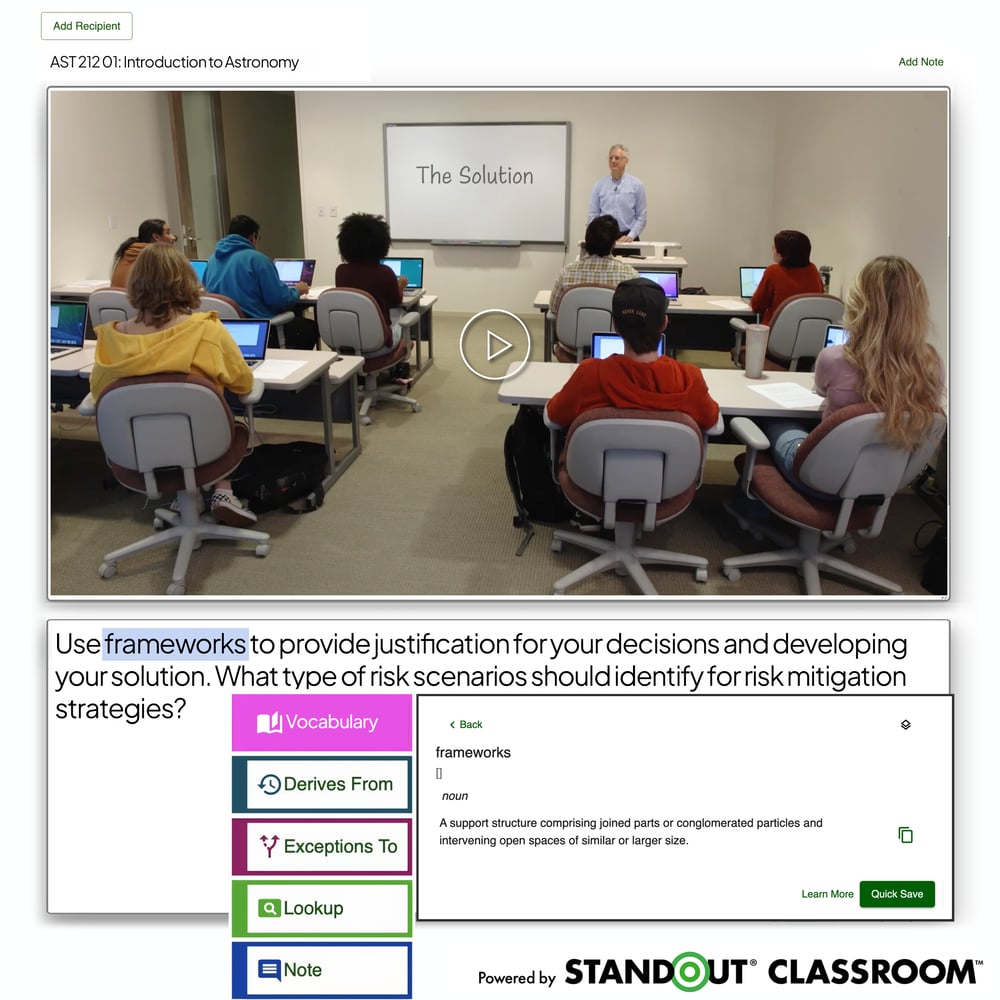 StandOut Classroom screenshot